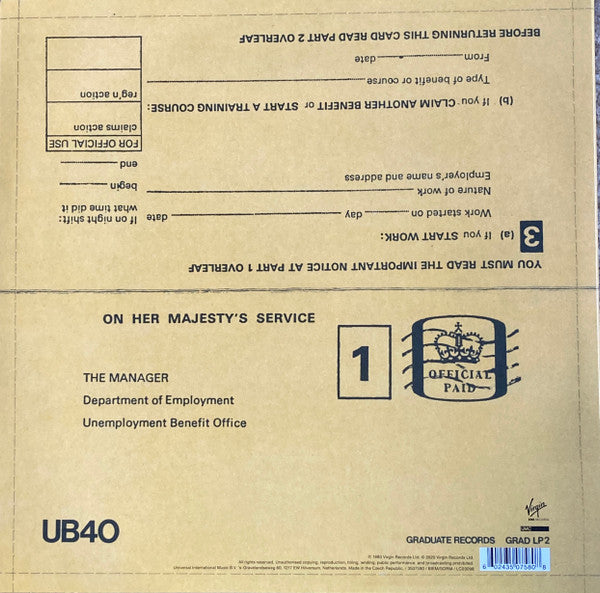 UB40.  Signing Off (  Limited Edition, Reissue, Remastered, Stereo, Red Translucent )