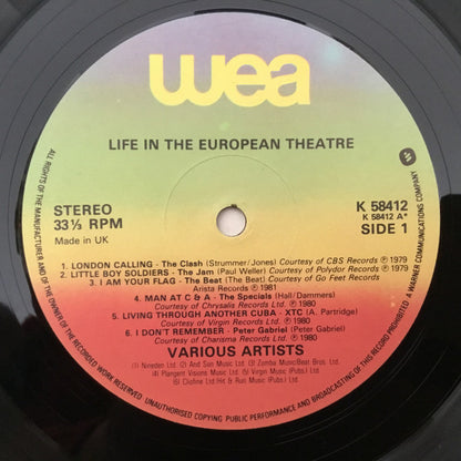 Various.  Life In The European Theatre VG VG