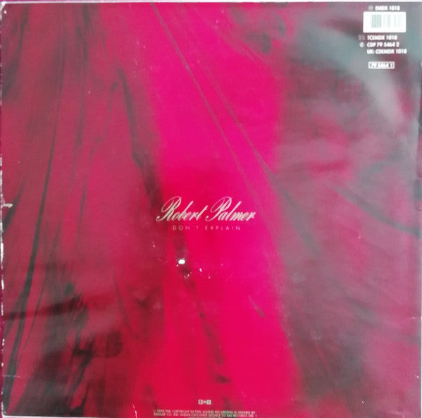 Robert Palmer. Don't Explain ( Double ) VG+VG