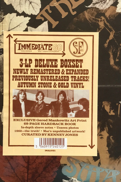 Small Faces. The Autumn Stone ( 3 x Vinyl, LP, Compilation, Reissue, Stereo, Mono Box Set, Compilation, Deluxe Edition, Limited Edition, Numbered, Remastered )