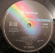 Neil Diamond / His 12 Greatest Hits VG+VG - Ad-Astra Records