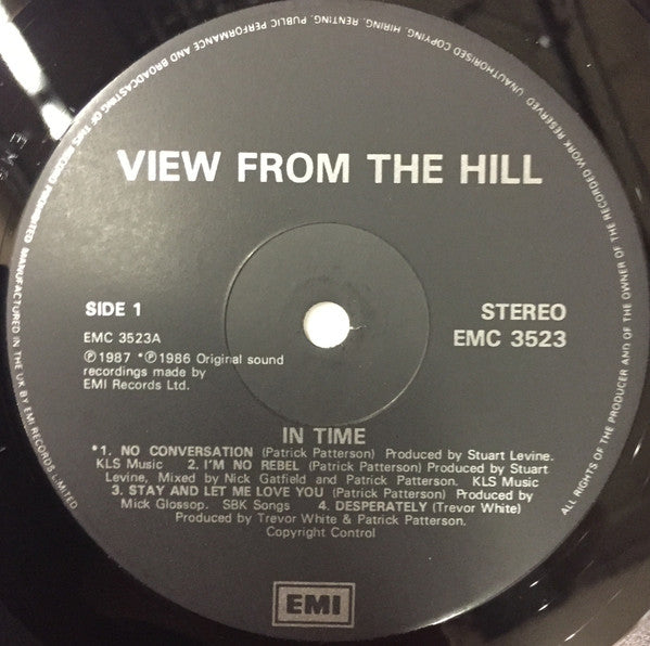 View From The Hill. In Time VG+VG