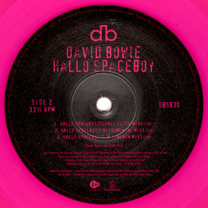 David Bowie. Hallo Spaceboy ( 12", 33 ⅓ RPM, EP, Record Store Day, Limited Edition, Reissue, Neon Pink, 30th Anniversary ) - Ad-Astra Records