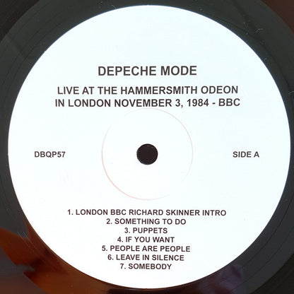 Depeche Mode. Live (Hammersmith Odeon London November 3, 1984) - Ad-Astra Records