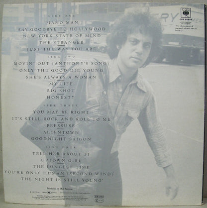 Billy Joel. Greatest Hits ( Double Album ) VG+VG