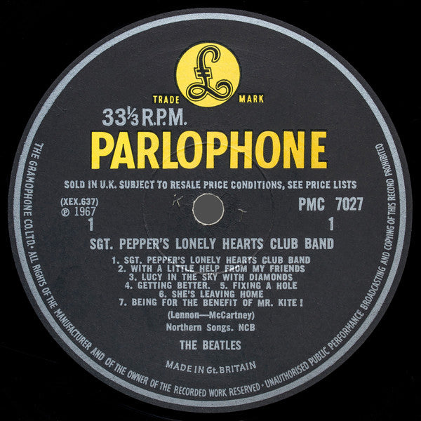 The Beatles. Sgt. Pepper's Lonely Hearts Club Band ( Mono 1st UK