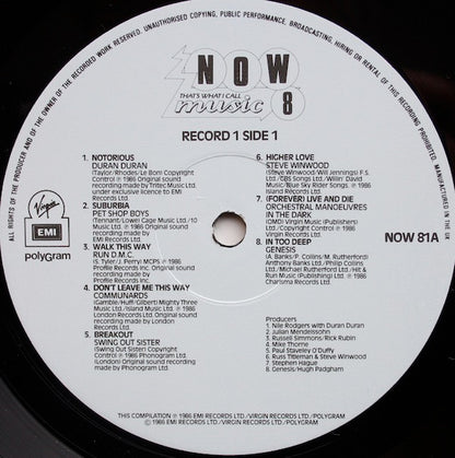 Various. Now That's What I Call Music 8  ( Double ) VG+VG