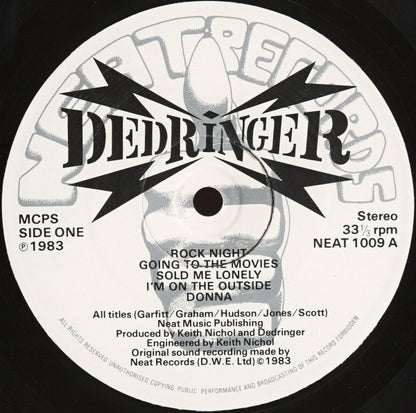 Dedringer. Second Arising VG+VG - Ad-Astra Records