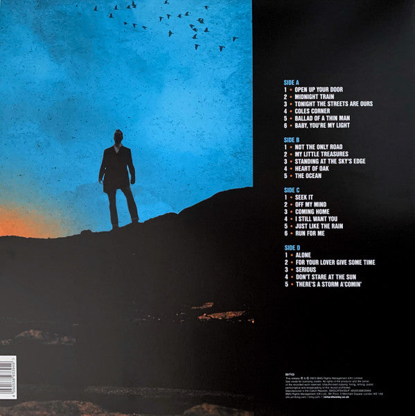 Richard Hawley. Now Then: The Very Best Of Richard Hawley (  LP, Blue / Black Split Vinyl, LP, White / Blue Split All Media, Compilation, Stereo ) VG+VG+