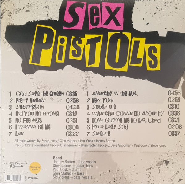 Sex Pistols.  Agents Of Anarchy ( "Live Radio Broadcast Best Of Sex Pistols Live On UK & European Radio" 180 grams edition )