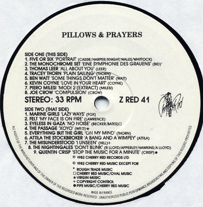 Various. Pillows & Prayers VG+VG