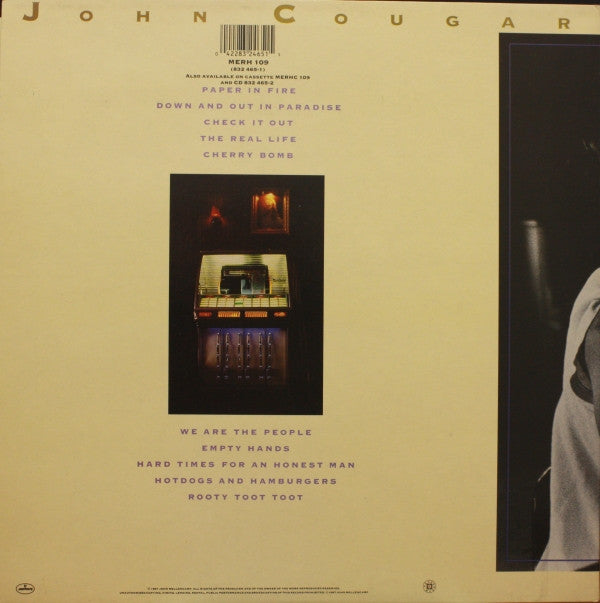 John Cougar Mellencamp. The Lonesome Jubilee ( Gatefold ) VG+VG