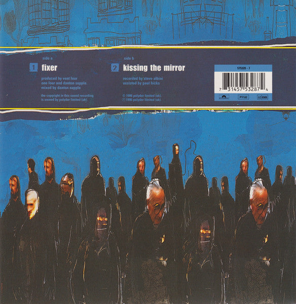 Vent 414. Fixer 7", 45 RPM, Single, Blue Vinyl VG+VG - Ad-Astra Records