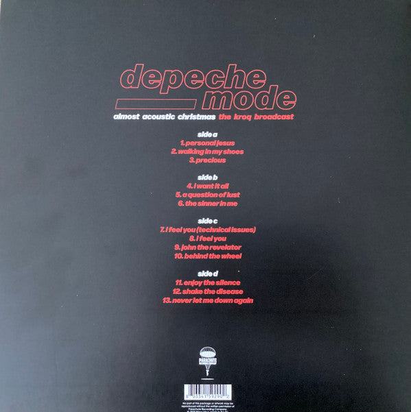 Depeche Mode. Almost Acoustic Christmas ( Recorded at Gibson Amphitheatre, Universal City, 11th December 2005 Double Clear Vinyl )