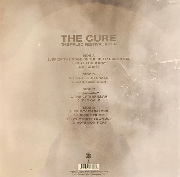 The Cure. The Paleo Festival Vol. 2 ( Double Album ) - Ad-Astra Records