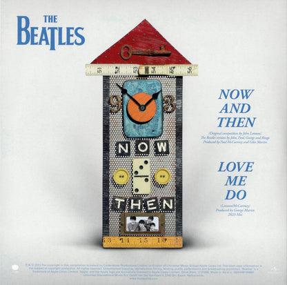 The Beatles. Now & Then / Love Me Do (  7", 45 RPM, Single, Stereo, Clear Vinyl )