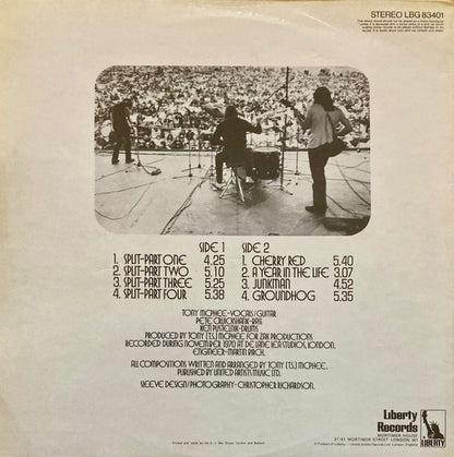 The Groundhogs. Split ( Laminated Gatefold ) VG+VG