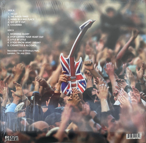 Oasis. Live At London's Finsbury Park 7th July 2002 ( Ltd Edition Orange Vinyl ) - Ad-Astra Records