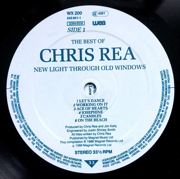 Chris Rea. The Best Of VG+VG - Ad-Astra Records