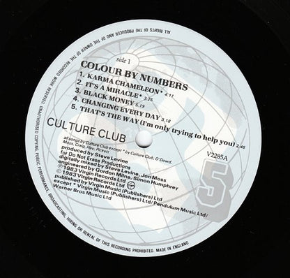Culture Club. Colour By Numbers VG+VG - Ad-Astra Records