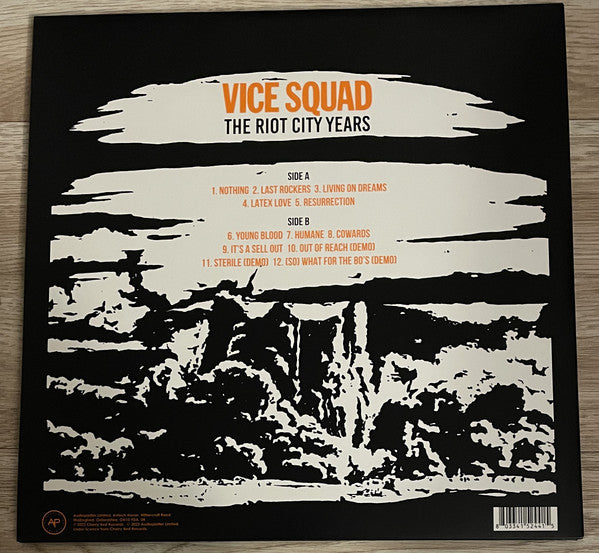 Vice Squad. The Riot City Years ( Yellow Vinyl )