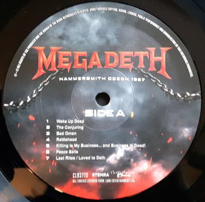 Megadeth. Hammersmith Odeon 1987
