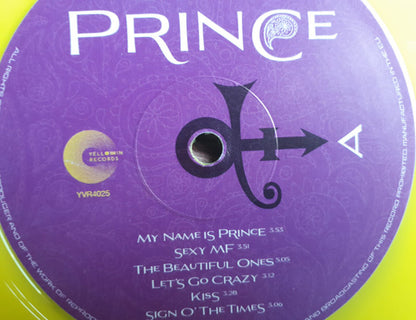 Prince. Rock Over Germany Festival' Luneberg, Germany 3rd September 1993. ( Yellow Vinyl ) - Ad-Astra Records