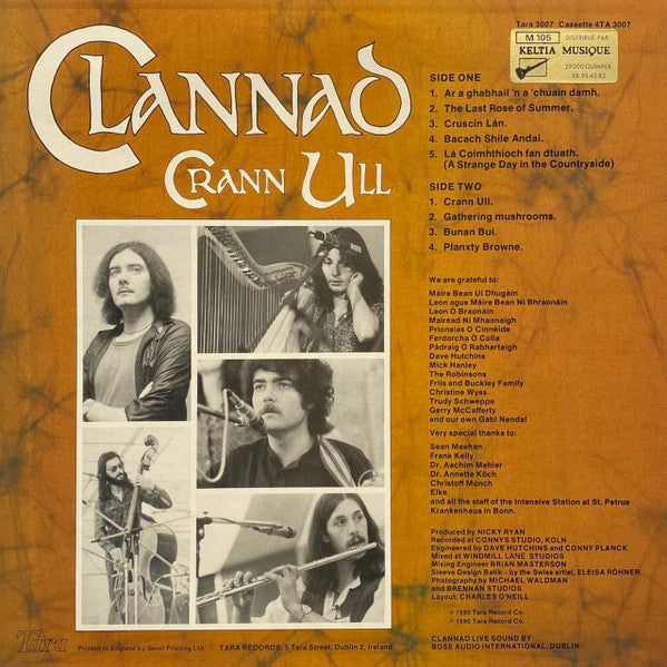 Clannad. Crann Ull ( Ex German Library ) VG+ G+