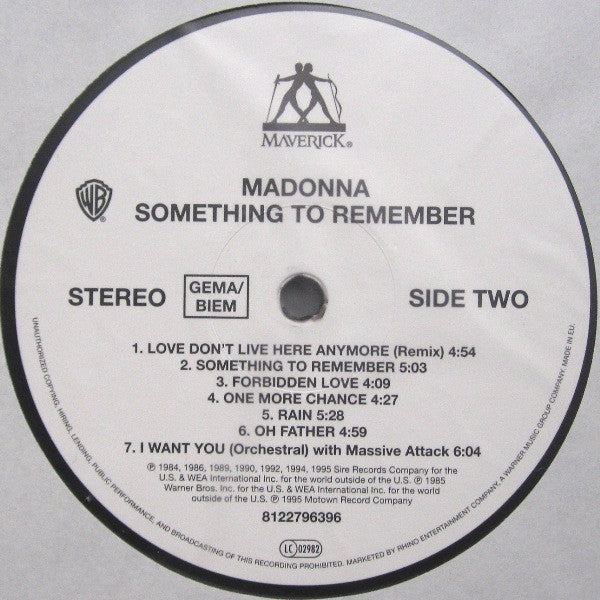Madonna. Something To Remember ( Compilation 180 g )