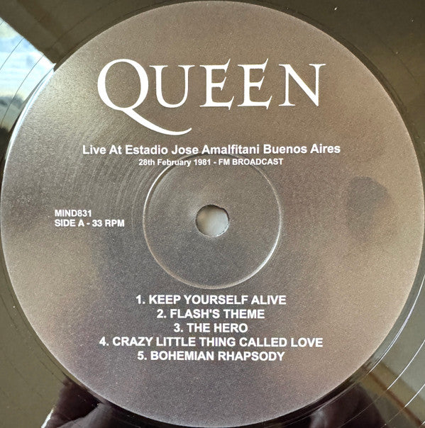 Queen.  Live At Estadio Jose Amalfitani Buenos Aires - 28th February 1981