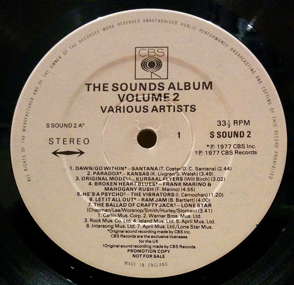 Various. Sounds Like A Good Album To Us VG+VG