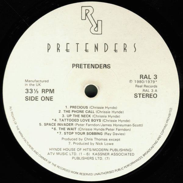 Pretenders. Pretenders VG+VG