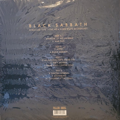 Black Sabbath. Onondaga County War Memorial Arena, Syracuse, NY ( Double White Vinyl )
