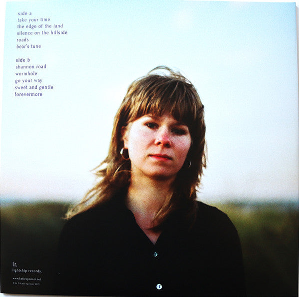 Katie Spencer. The Edge Of The Land ( Ltd Edition Sea Blue Vinyl )