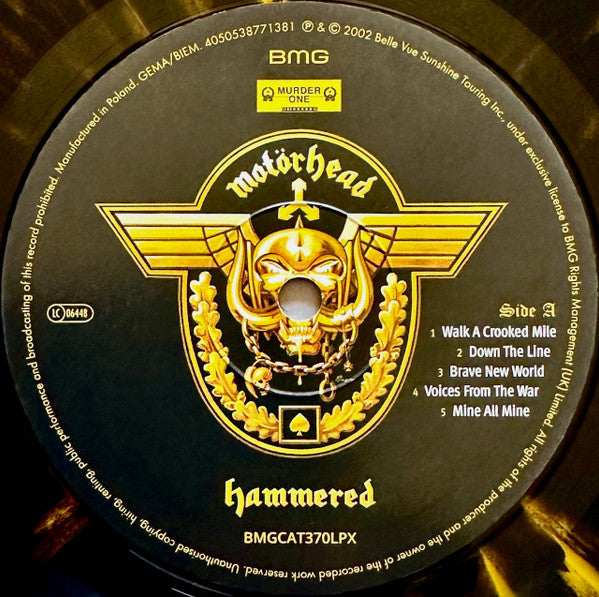 欧LP Motorhead Hammered BMGCAT370LPX BMG /00260 Hammered (20th Anniversary) (Vinyl): Motörhead: Amazon.ca: Music