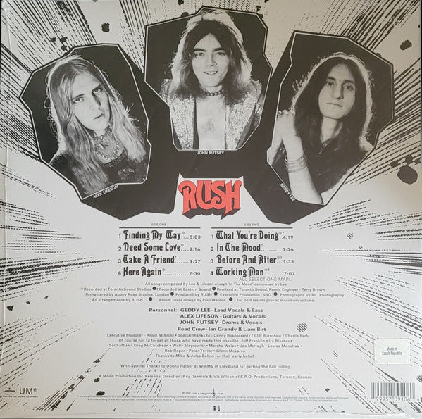 Rush. Rush ( Reissue, Remastered, Stereo )