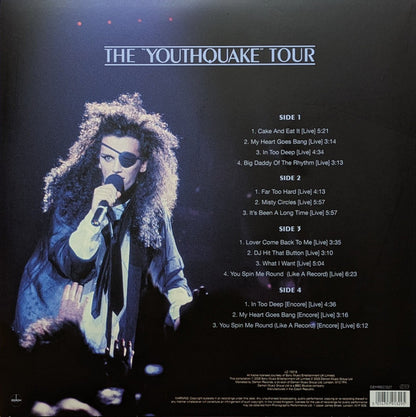 Dead Or Alive. The "Youthquake" Tour (  2 × Vinyl, LP, Album, Record Store Day, Purple ( Translucent] )