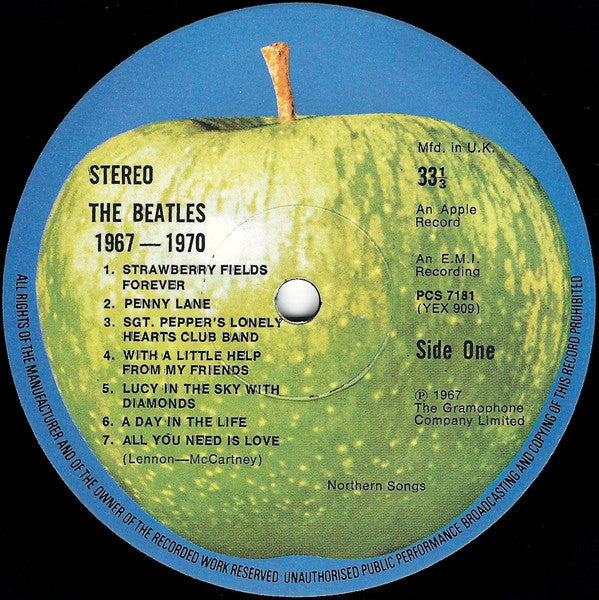 The Beatles. 1967 -1970 ( Double ) VG+VG