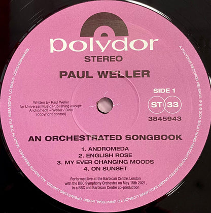 Paul Weller. With Jules Buckley & The BBC Symphony Orchestra ( 2 x LP )