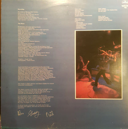 Rush. All The World's A Stage ( Gatefold Double ) VG+VG