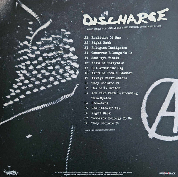 Discharge. First London Gig, Live At The Music Machine, October 28th, 1980