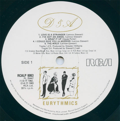 Eurythmics. Sweet Dreams (Are Made Of This) VG+VG