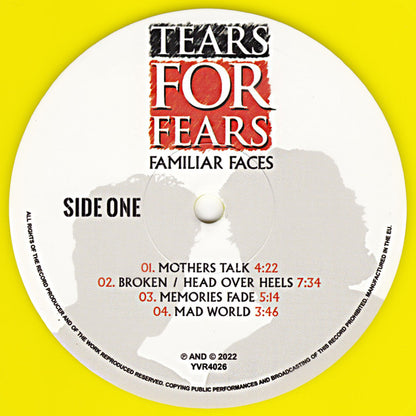 Tears For Fears. Live At Hammersmith Odeon 10th June 1985 ( Ltd Yellow Vinyl ) - Ad-Astra Records
