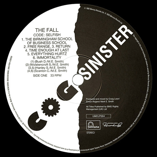 The Fall. Code : Selfish