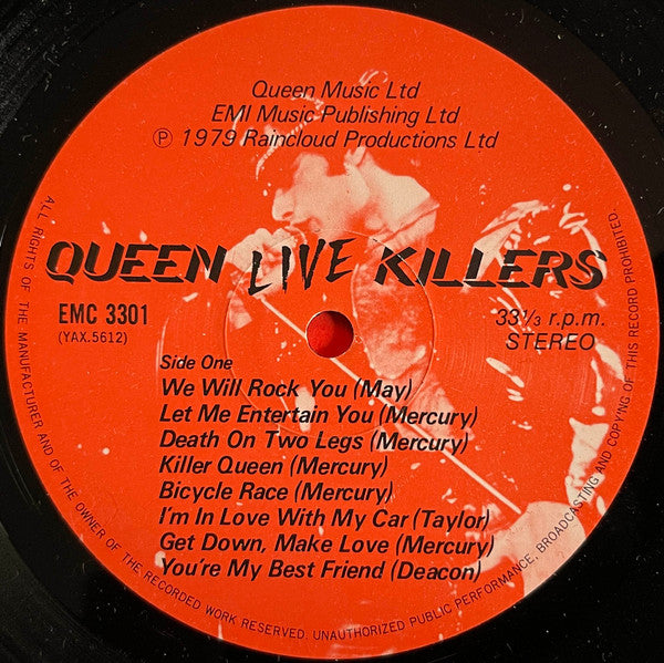 Queen. Live Killers ( Gatefold Double ) VG+VG - Ad-Astra Records
