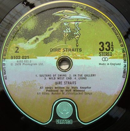 Dire Straits. Dire Straits VG+VG - Ad-Astra Records