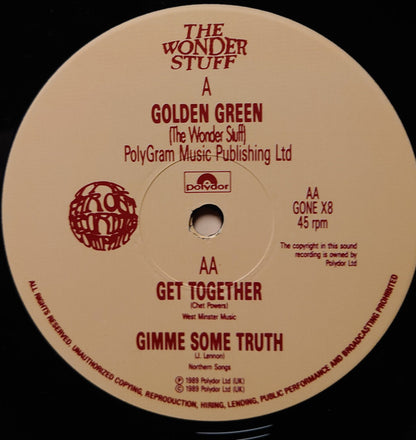 The Wonder Stuff. Golden Green 12"45rpm VG+ VG+