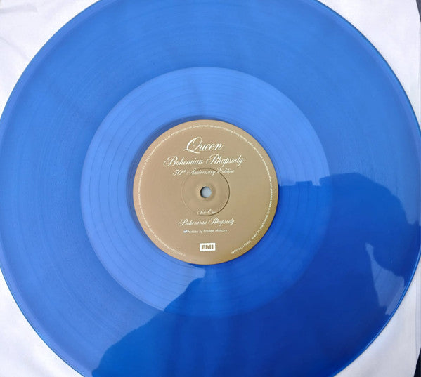 Queen. Bohemian Rhapsody 50th anniversary edition. Transparent blue heavyweight vinyl.
