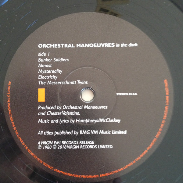 Orchestral Manoeuvres In The Dark. Orchestral Manoeuvres In The Dark (  Reissue, Remastered )