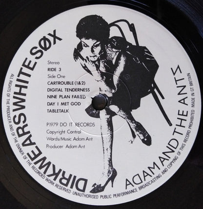 Adam And The Ants. Dirk Wears White Sox VG+VG
